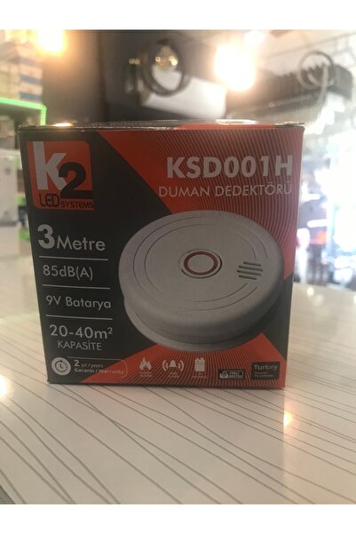 K2 PİLLİ DUMAN DEDEKTÖRÜ K2 (PİL DAHİL)