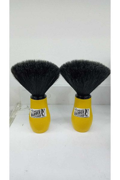 Barber Barbershop Barber Berber Ense Brush Yellow 2 Pcs