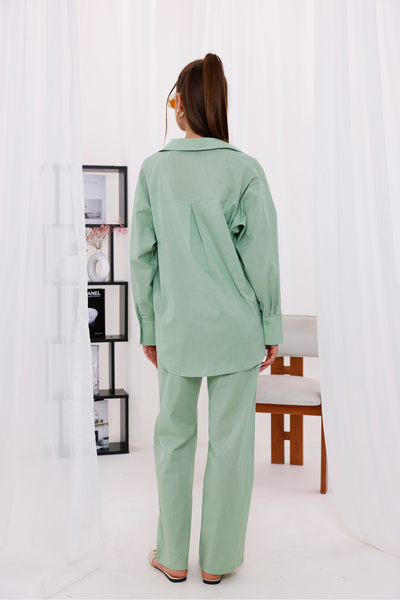 LA PANTE Bottom Top Shirt Pants Set