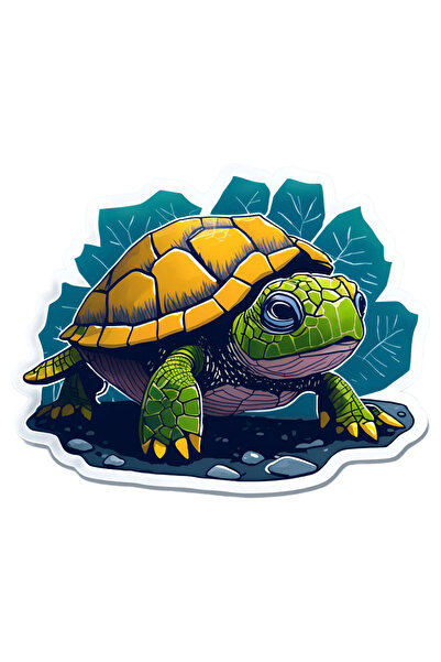 INOVATIX Set de 8 piese, autocolant broască țestoasă cu carapace, INOVATIX®. ...