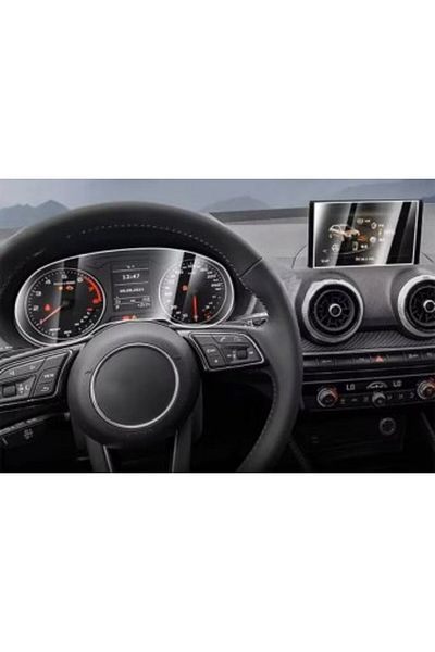 Audi Q2 2022-2024 navigation screen + watch display protective film King Protection