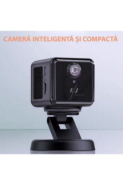 Spionescu Cameră de supraveghere, H101, 1080p, rotație 360°, unghi de vizualizare 150°, vedere nocturnă, detectare mișcare