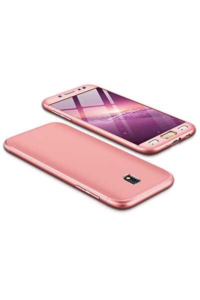 OEM Husă Samsung Galaxy J3 2017, FullBody, roz-auriu, acoperire completă la 3...