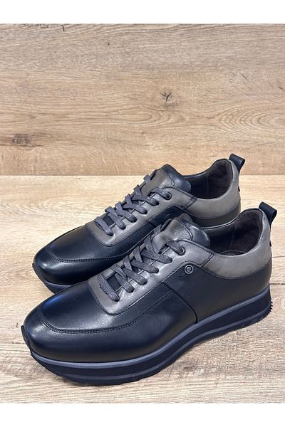 Pierre Cardin Lace-Up Eva Ortholite Sole Lightweight Genuine Leather Casual Shoes