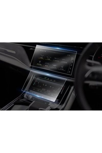 Audi Q7 2022-2023 navigation screen + air conditioning console protective film King Protection