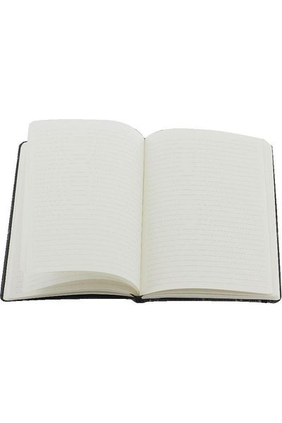 Roco Marble A5 Notebook – 192 Pages (Lined) – Black Cover