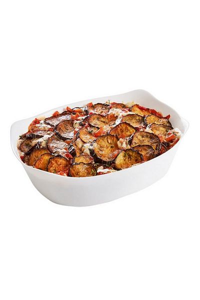 Luminarc Smart Cuisine Carine Rectangular Casserole Baking Dish White 38 x 28cm