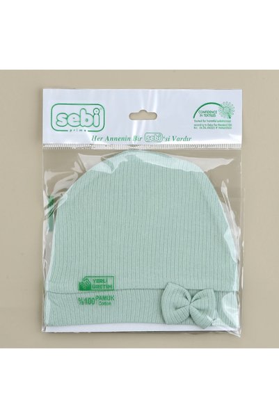 Sebi Prime قبعة من القطن الممشط للفتيات الصغيرات (حديثي الولادة)