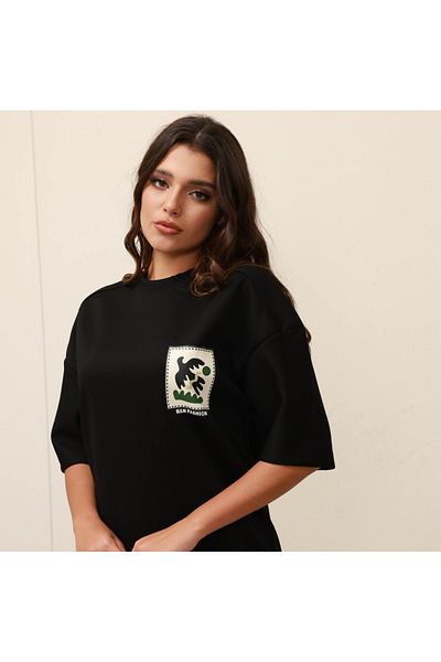 ALANAQA Unisex Oversized T-Shirt