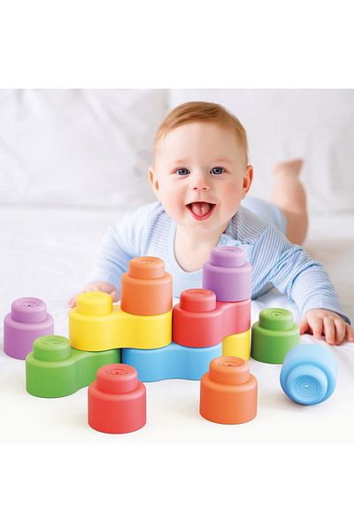 quercetti Quercetti Momy Soft 12-piece construction set