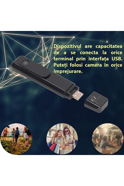 Spionescu Video camera, M1, 1080p, 4 hour battery life, night vision, motion detection