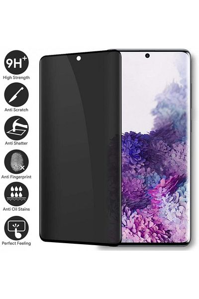 Privacy Samsung Galaxy S20 Ultra Glass Film, Privacy Glass, 9H hardness security film