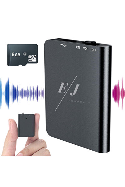 Spionescu Mini înregistrator spion, Q61, 8 GB, autonomie baterie 24 de ore, stocare 192 de ore, rază de acțiune 60 m, MP3