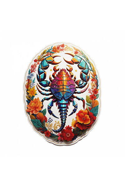 INOVATIX Σετ 8 τεμαχίων, Αυτοκόλλητο Σκορπιού, Ζωδιακό σύμβολο Σκορπιού, INOV...