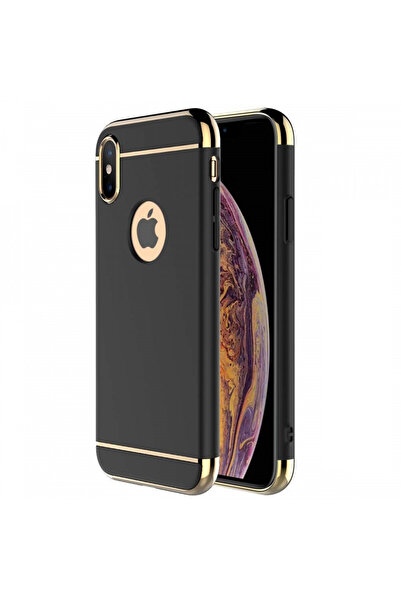 OEM Калъф за Apple iPhone X, 3 в 1, черен