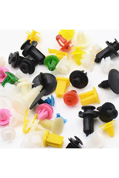 OEM Set de 100 de piese, cleme auto, bare de protecție, cleme de fixare din p...