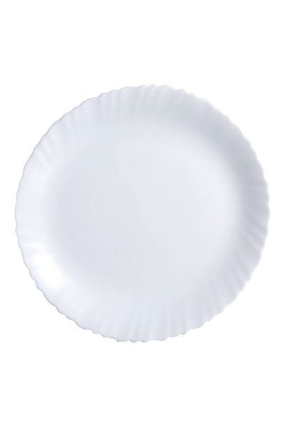Luminarc Feston Dishwasher and Microwave Safe Oval Plate White 33cm