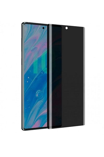Privacy Samsung Galaxy Note 10 Glass Film, Privacy Glass, 9H Hardness Tempered Glass