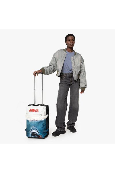 Eastpak Jaws X Eastpak Transit"R S Jaws Poster Rolling Suitcase - Ek0A5Ba73T91