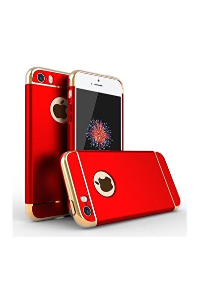 OEM Калъф за Apple iPhone 7 Plus, 3 в 1, червен