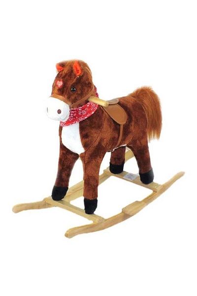 Rally Wooden Rocking Chair Horse Design - Ideal for Kids