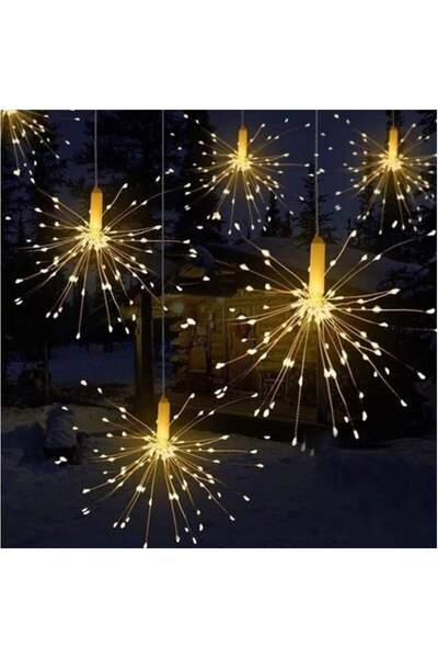 SIKS Christmas Installation 5 Types of Decorative Fireworks, Interconnectable, 500 LEDs