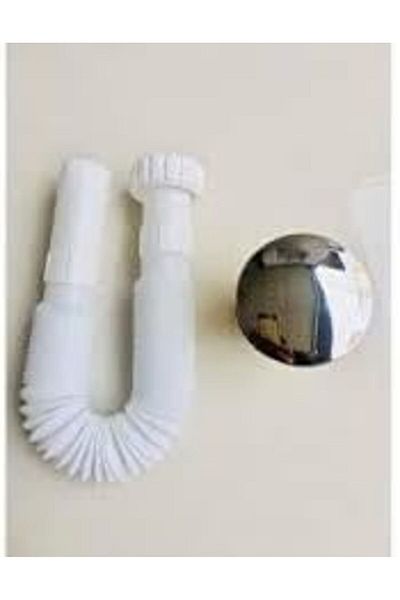 MCreative Pop up white bass open smell stop sink drain siphon