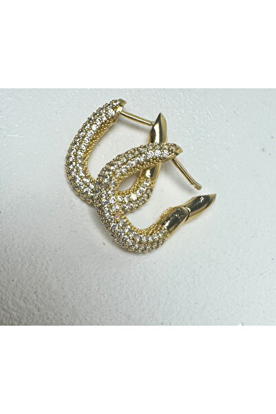 LYRA Sari Stone Drop Hoop Earrings