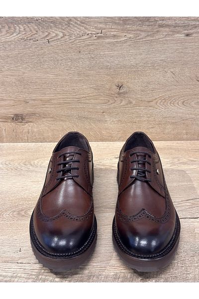 Pierre Cardin Κλασικά παπούτσια Oxford με κορδόνια Eva Sole Ultra Light από γνήσιο δέρμα