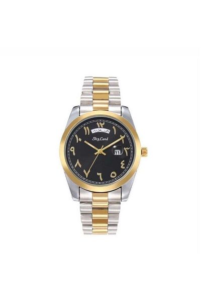 Skyland Sky Land Men's Day-Date Watch with Arabic Numerals