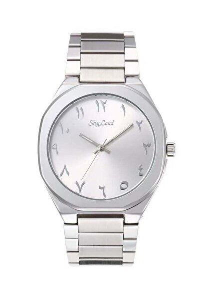 Skyland Sky Land Men's Steel Watch with Arabic Numerals