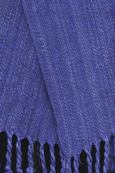 Defne&Apollon İpekçilik 100% Peace Silk Hand Woven Kaşkol 45 X 200 cm - Purple