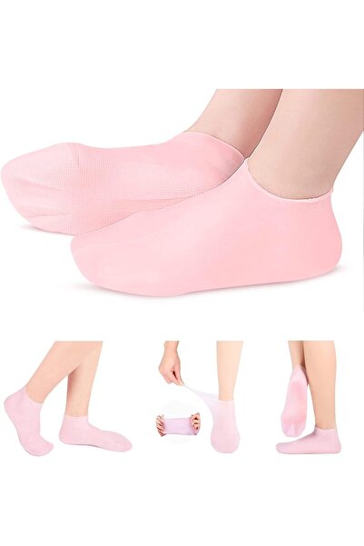 STLIFE Silikon Jel Ayak Nemlendirici Çorap Çatlak Topuk Yumuşatma Ayak Cilt B...