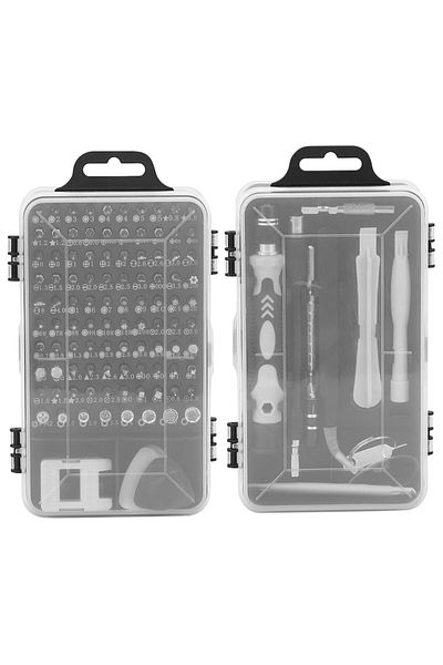 OEM Set șurubelnițe 115 piese, multifuncțional, tijă în 5 trepte, reglabile, biți magnetici