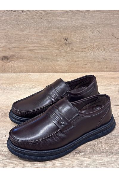 Pierre Cardin Άνετη σόλα χωρίς κορδόνια Εξαιρετικά ελαφριά ορθοπεδικά γνήσια δερμάτινα casual ανδρικά παπούτσια
