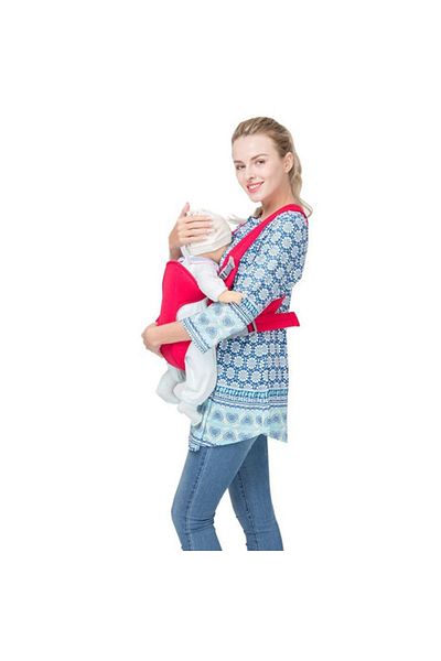 GENERAL Multifunctional baby carrier, baby carrier, universal size, red, EFAYN