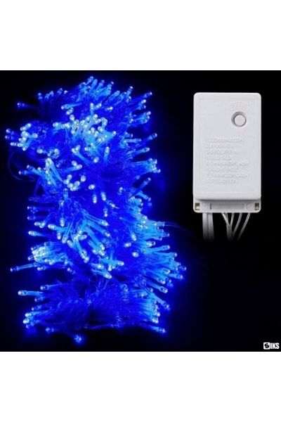 SIKS Instalație de Crăciun, model de perdea, 8 efecte de lumină, franjuri, 300 led