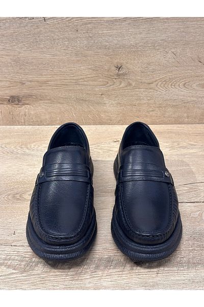 Pierre Cardin Laceless Comfy Sole Ultra Light Orthopedic Genuine Leather Casual Men's Shoes