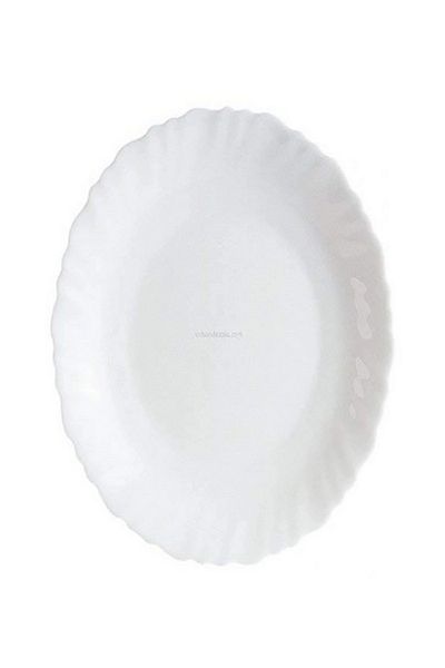 Luminarc Feston Dishwasher and Microwave Safe Dessert Plate White 19cm