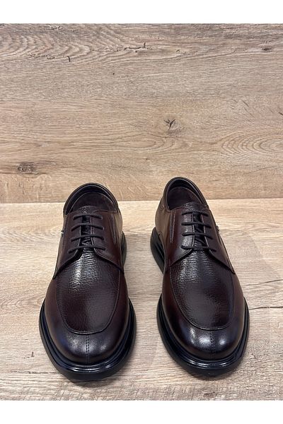 Pierre Cardin Ανδρικά παπούτσια με κορδόνια Eva Sole Ultra Light Orthopedic Γνήσιο Δέρμα Classic