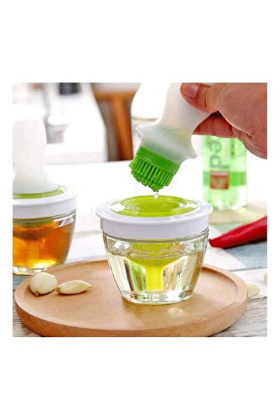 SIKS Brush with Pump and Silicone Bristles Oil Brush, For Oil, Oliviera With Bowl Included, 148 ml