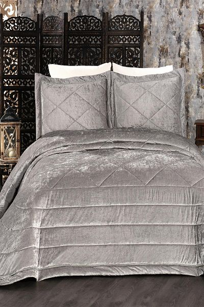 ROYAM Brillant Velvet Double Bedspread 270 X 260