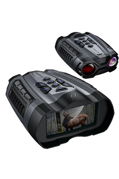Spionescu 4K digital night vision binoculars, adjustable optical zoom, 10x, 32GB, 4000 mAh