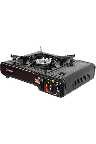 Dessini موقد غاز محمول للنزهات، مصنوع من الحديد المتين، صغير الحجم وخفيف الوز...