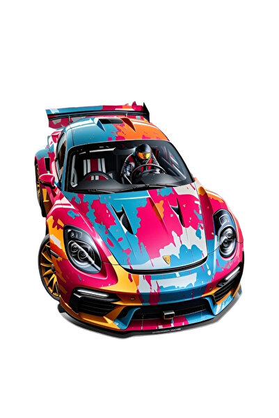 INOVATIX Set de 8 piese, autocolant Porsche Taycan, INOVATIX®. 6 cm