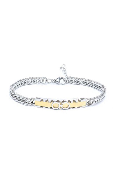 AKSESUARIM Infinity Motif Steel Bracelet