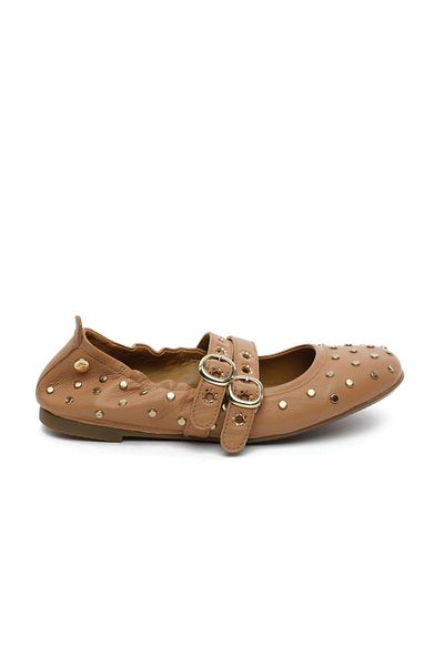 Greyder 34353 Tan Genuine Leather Women's Classic Shoes