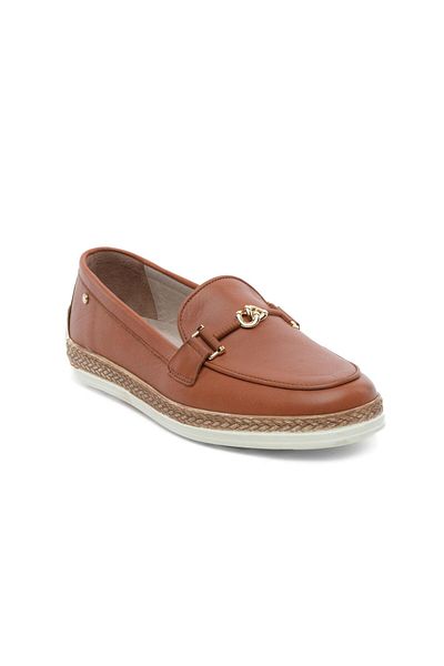 Greyder 59278 Tan Genuine Leather Women's Casual Shoes