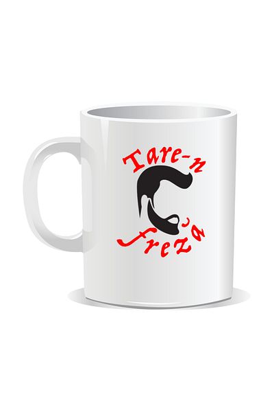 OEM Personalized mug with "tare" message, Tare-n-fresa - White interior