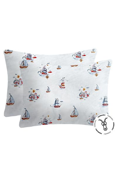 Lief Home 100% Cotton Zippered Baby Pillow Case 35X45 (2 Pieces)